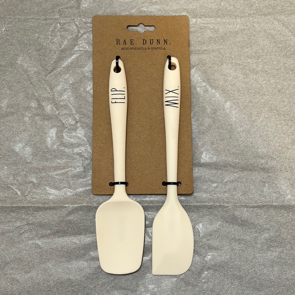 RAE DUNN Mini Spoonula & Spatula